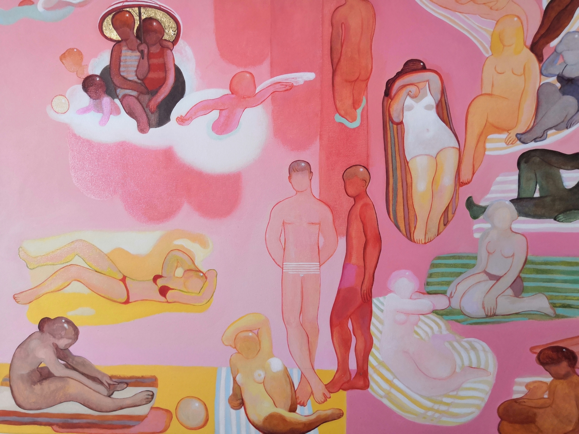 Slide PLAGE ROSE - Linette Cajou